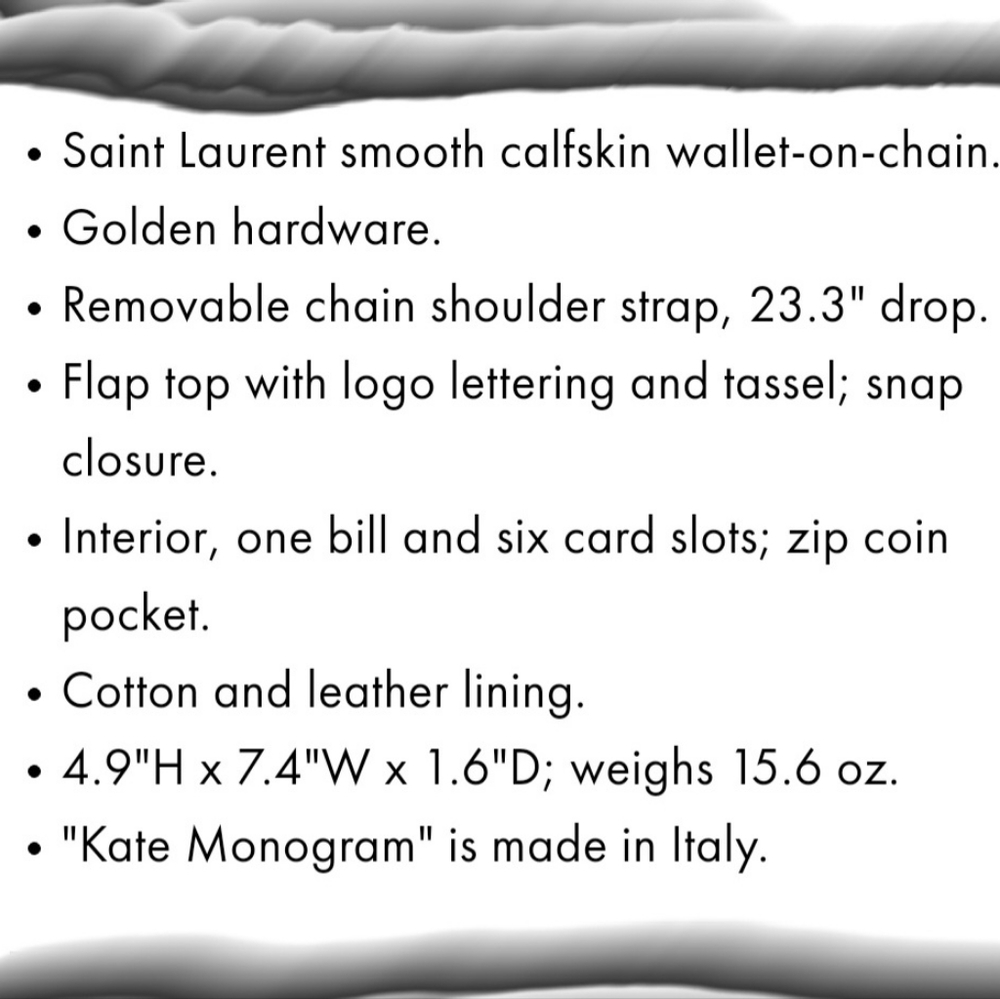 YSL - KATE TASSEL bag. - Picture 11 of 11